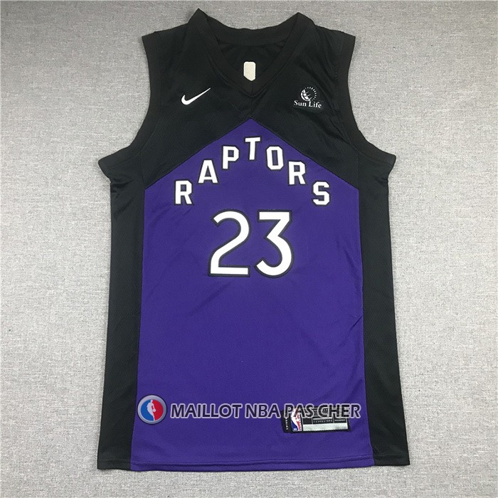 Maillot Tornto Raptors Fred Vanvleet Earned 2020-21 Noir Volet